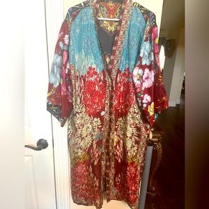 Johnny Was Silk Reversible Silk Kimono
